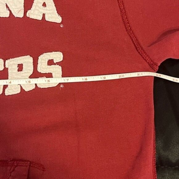 Pressbox Indiana Hoosiers Red Long Sleeve Hoodie Size Large - Picture 10 of 10